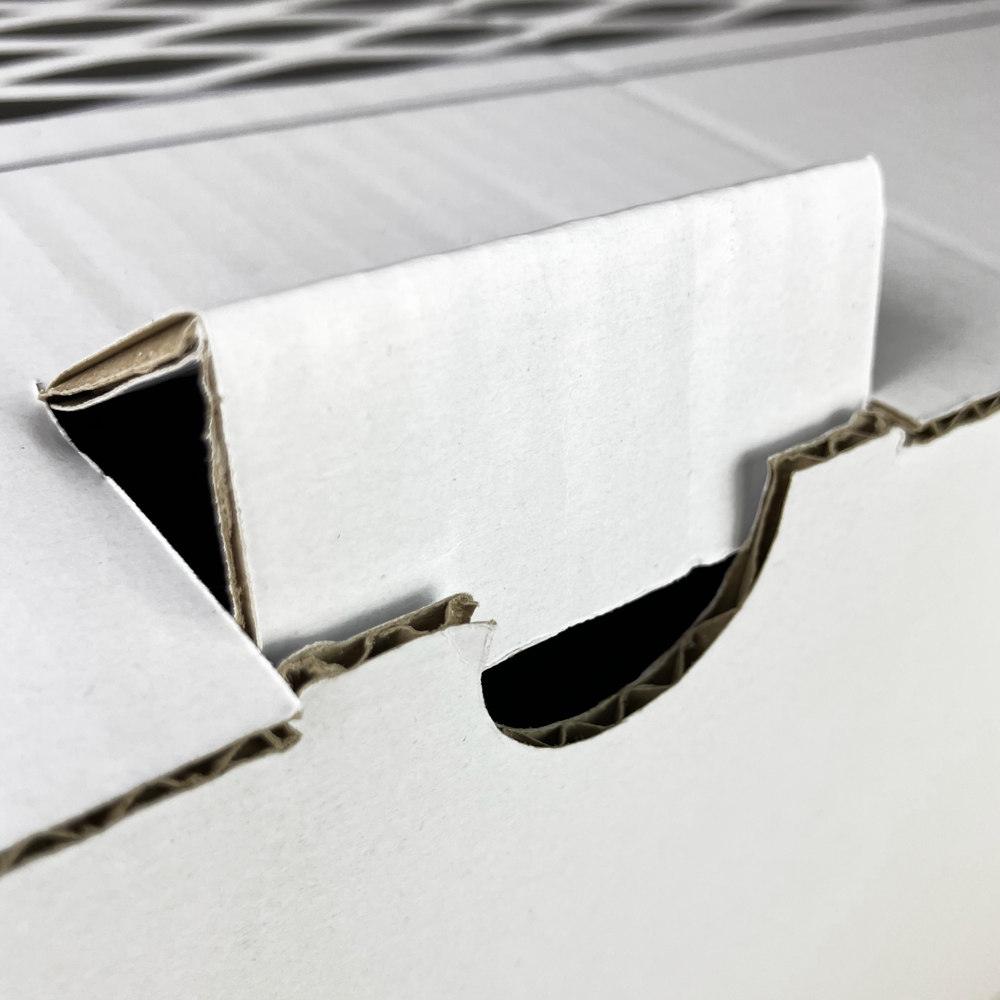 Postsicherungslasche geöffnet