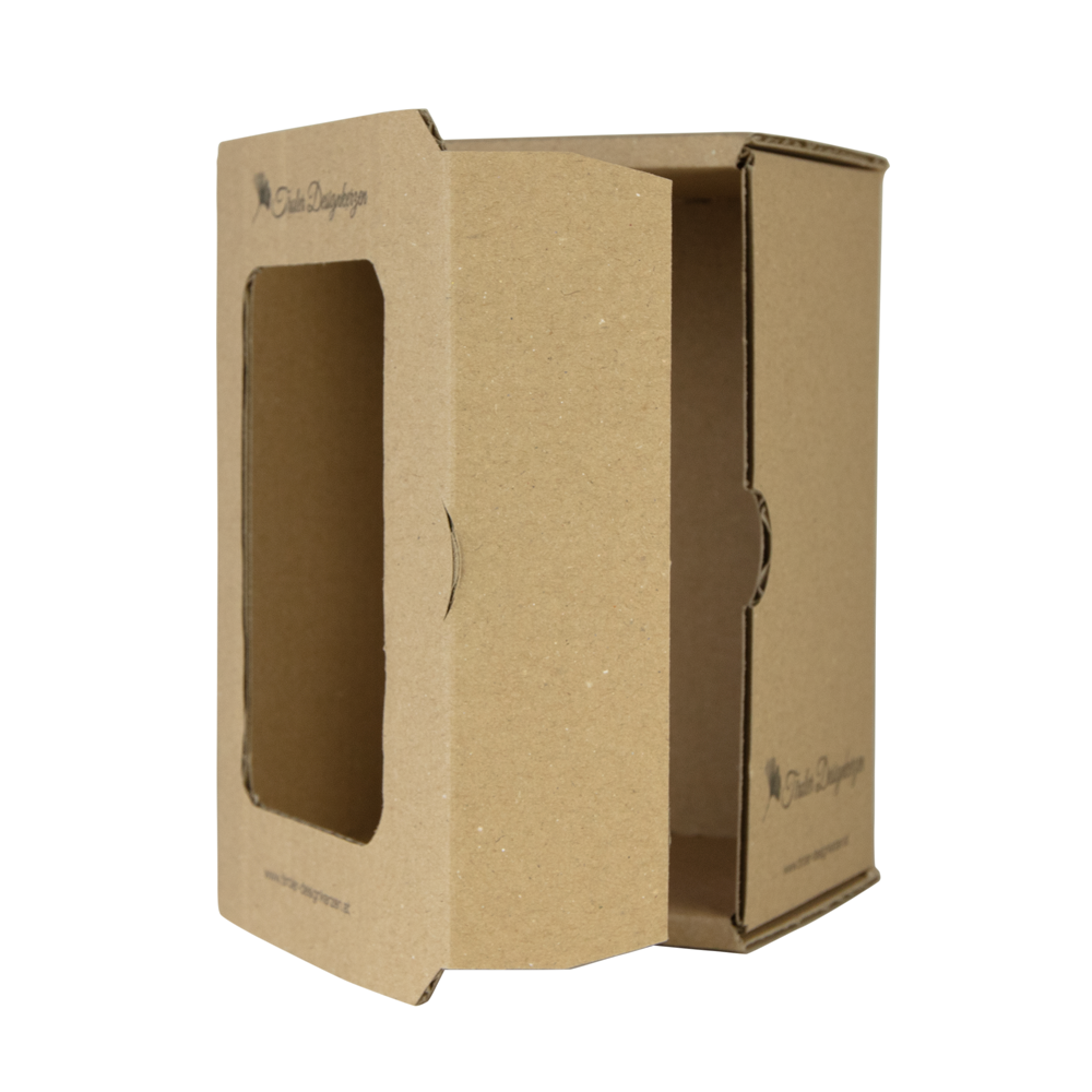 Kerzenverpackung geöffnet