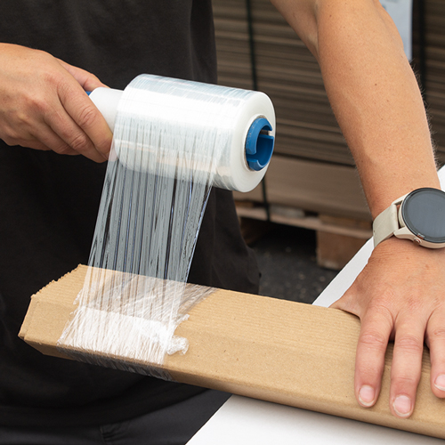 Bündelstretchfolie Anwendung