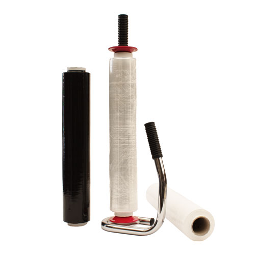 Handwickelfolie Gruppe mit Abroller