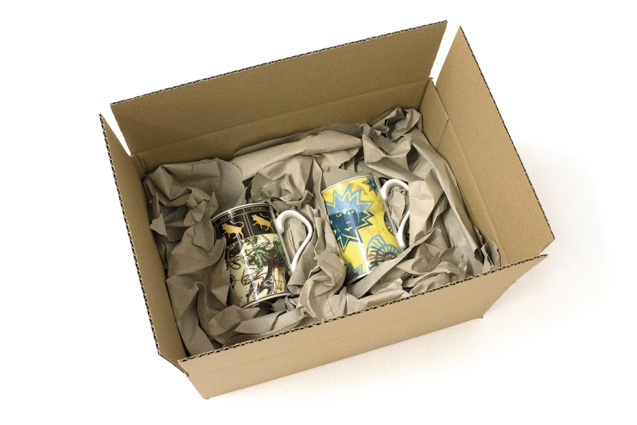 Faltkartons verpacken