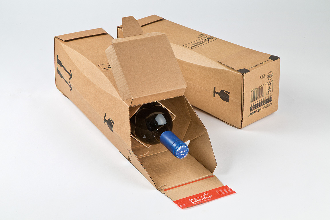 E-Commerce Flaschenversandverpackung (DHL zertifiziert)