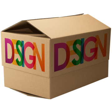 Teleskopkarton FEFCO 0320 bedruckt