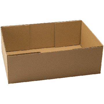 einseitig offene Deckelschachtel FEFCO 0452 unbedruckt