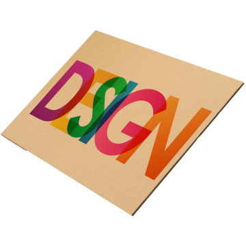 Wellpappe-Zuschnitt FEFCO 0110 bedruckt