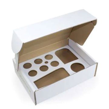 Produktverpackung mit Einlage Produktverpackung mit Einlage