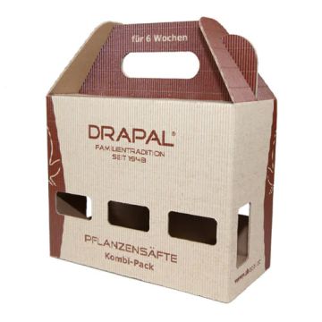 Tragekarton aus offener Welle Tragekarton aus offener Welle