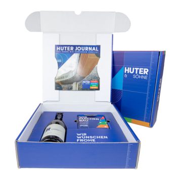 Markenkonforme Präsentverpackung im High-End-Look