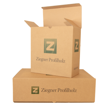 bedruckte Markenverpackung aus Naturkarton