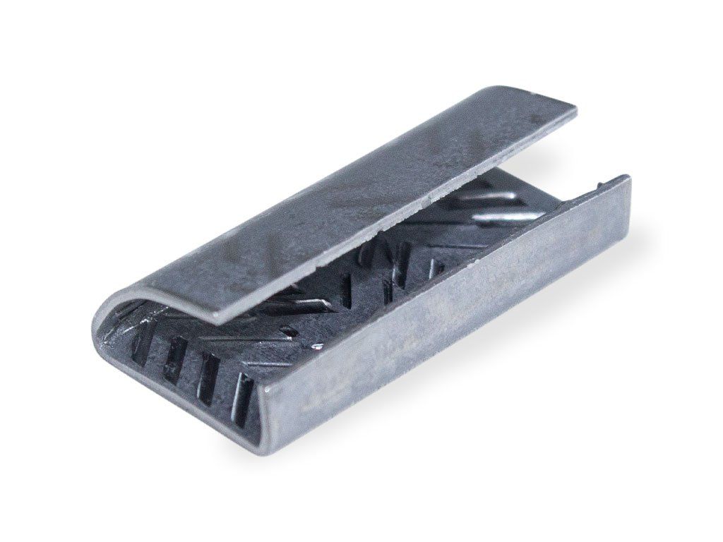 Healifty 1 Set Umreifungsclips Aus Verzinktem Eisen – 16 Mm Bandbreite, Sichere Verpackungsverschlüsse Für Bänder