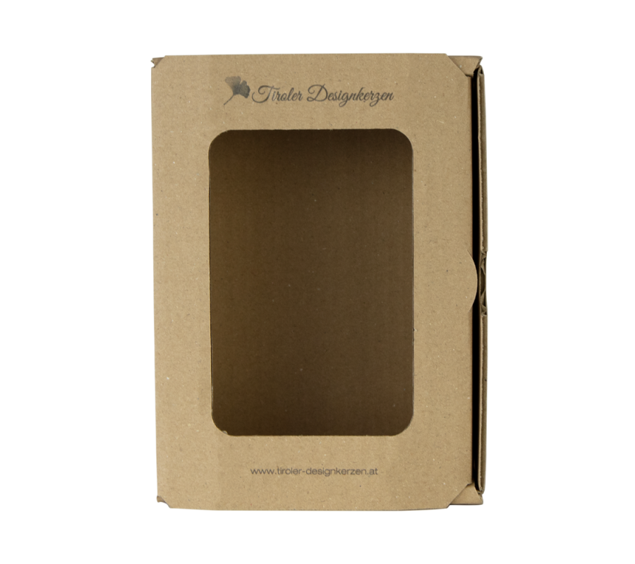 Kerzenverpackung mit Druck