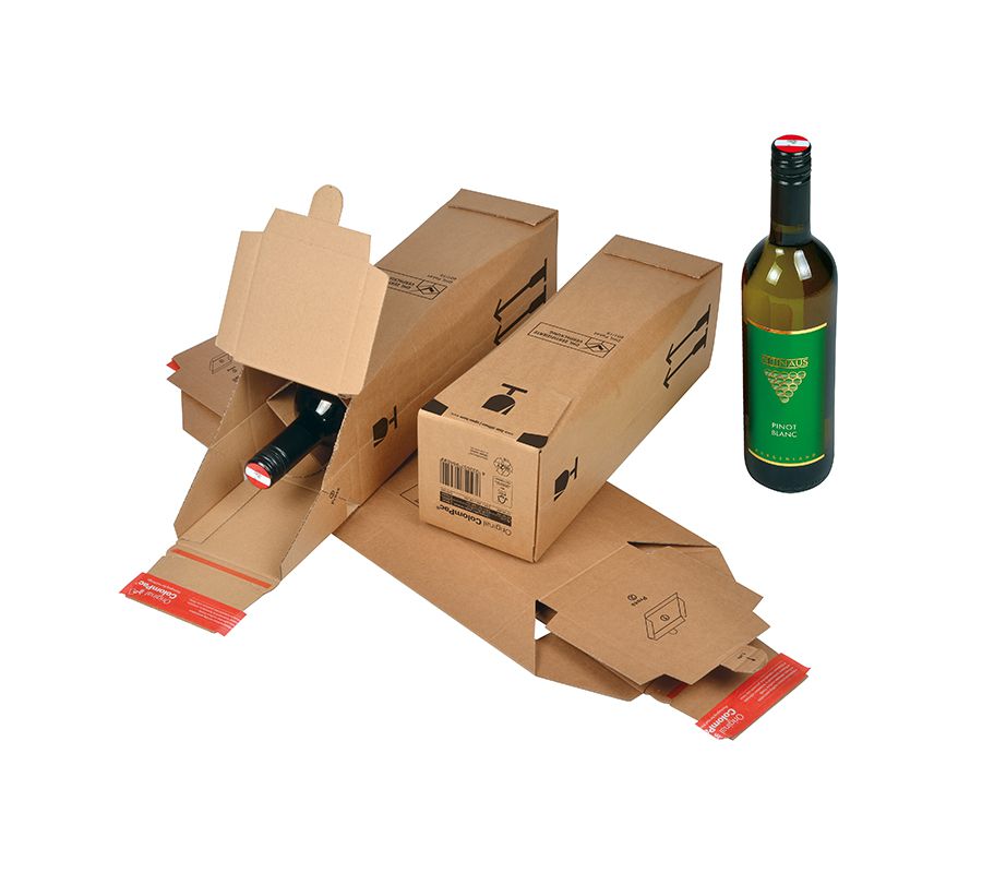 E-Commerce Flaschenversandverpackung (DHL zertifiziert)