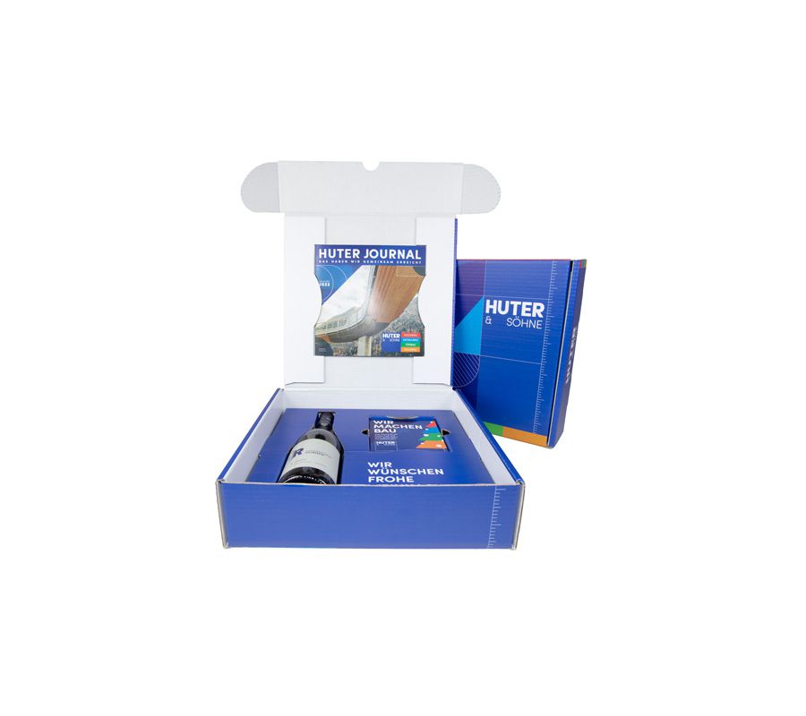 Markenkonforme Präsentverpackung im High-End-Look