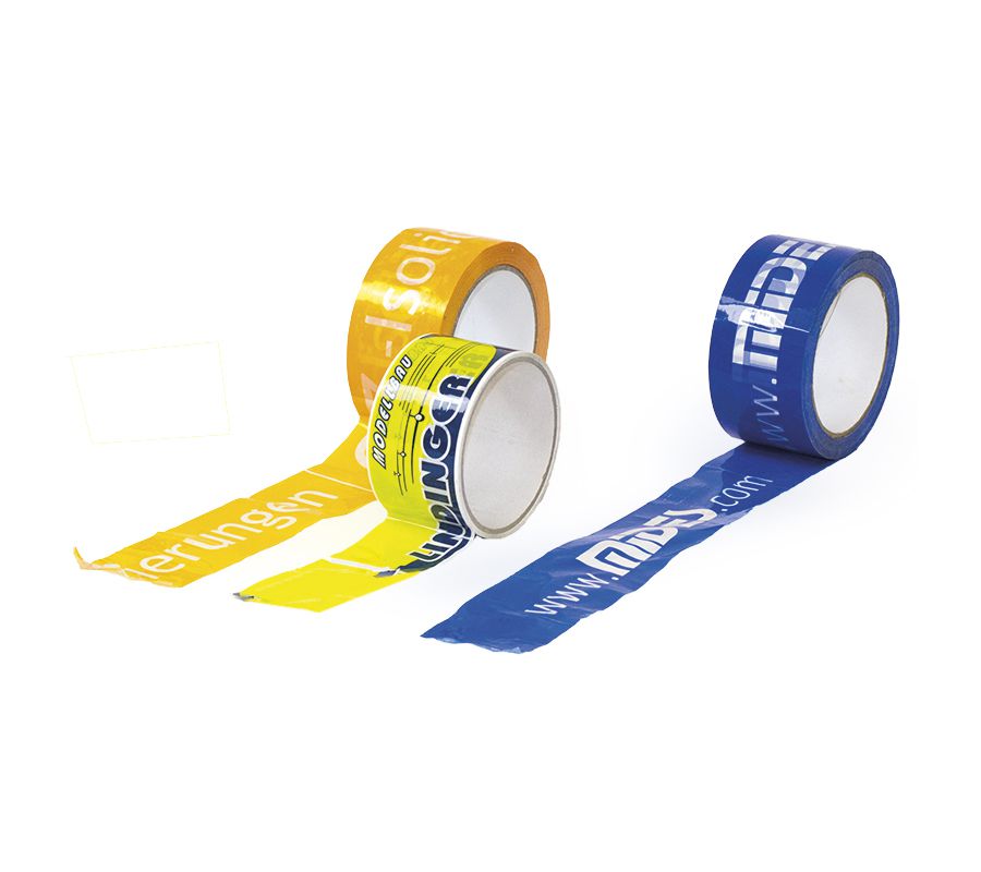 bedruckte Klebebänder aus PVC und PP