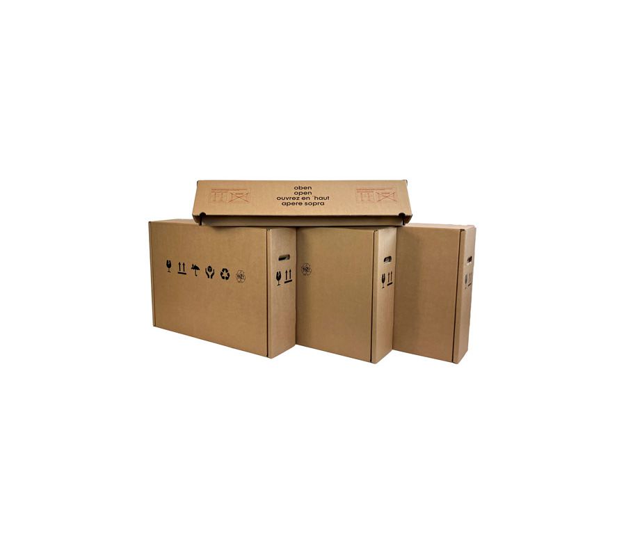 Produktkarton für Waschtische