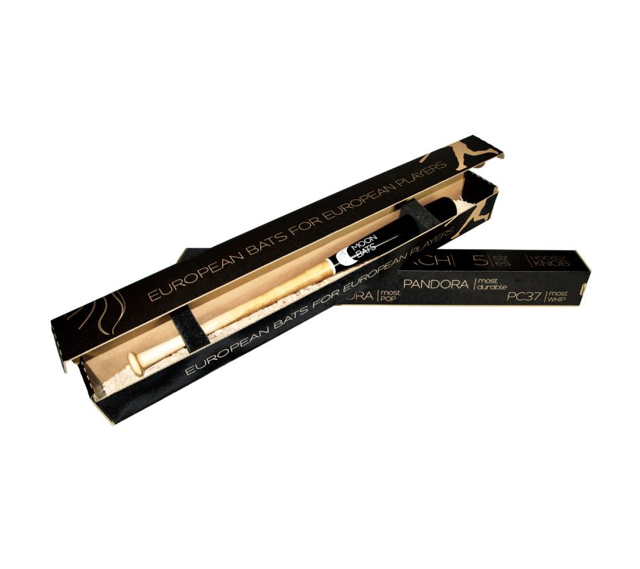 Edle Produktverpackung für Baseballschläger