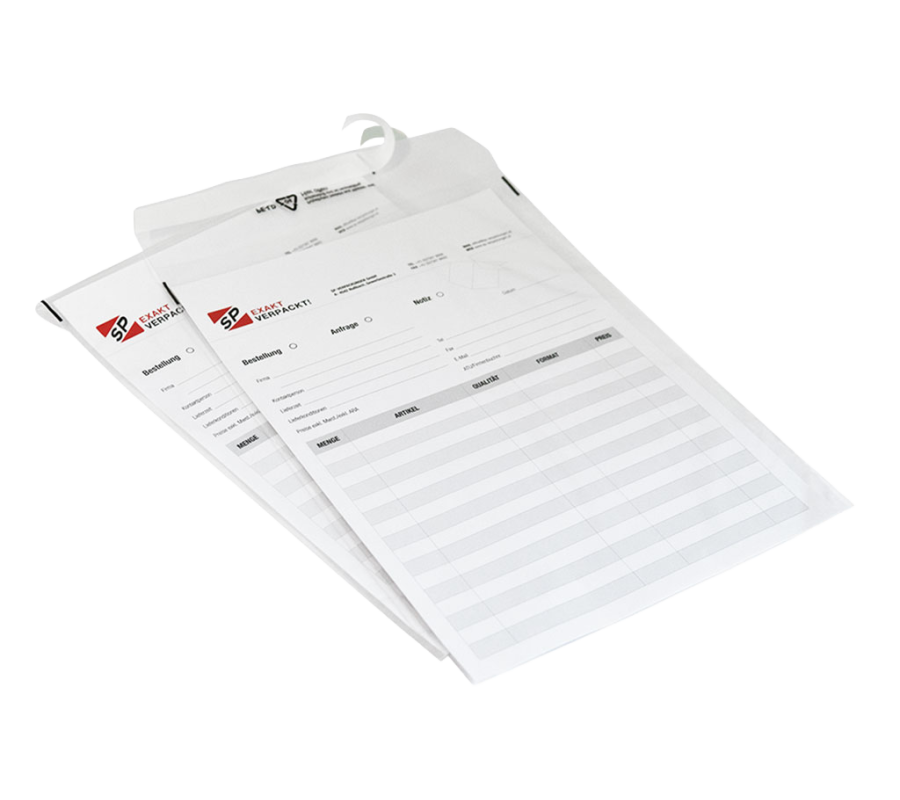 Mailpacks mit Selbstklebeverschluss