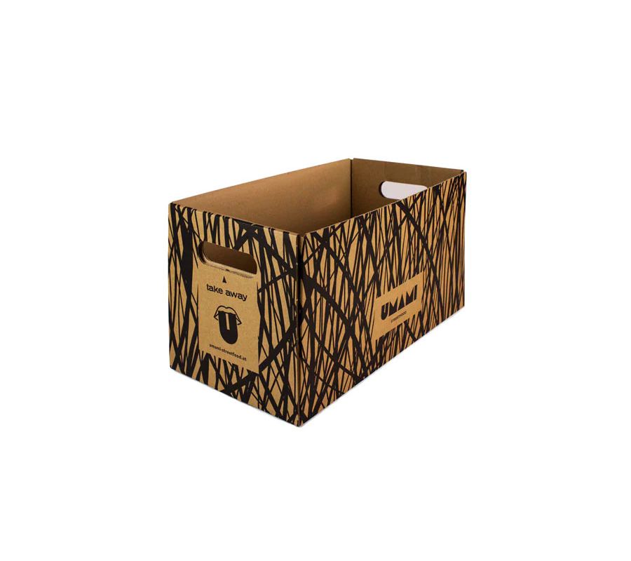 Design-Karton für take away