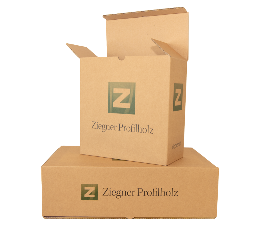 Markenverpackung aus Naturkarton