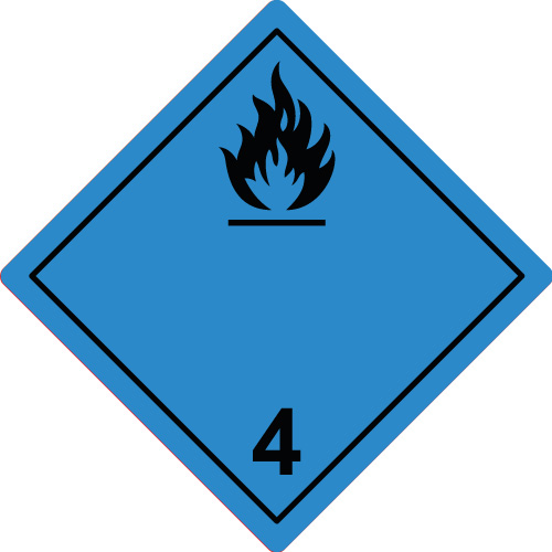 GS43 / Gefahrgutetiketten Klasse 4.3