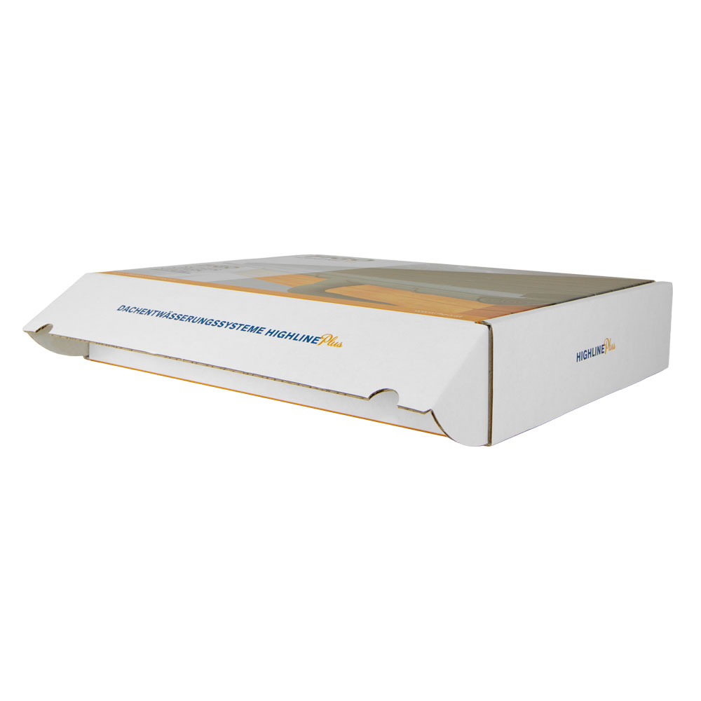 Systemverpackung leicht geöffnet