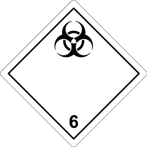 GS62 / Gefahrgutetiketten Klasse 6.2