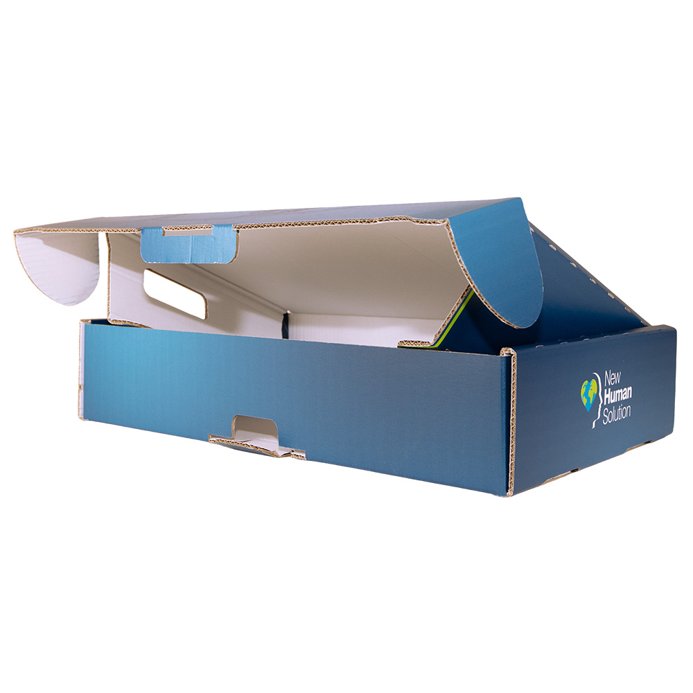 Verpackung geöffnet