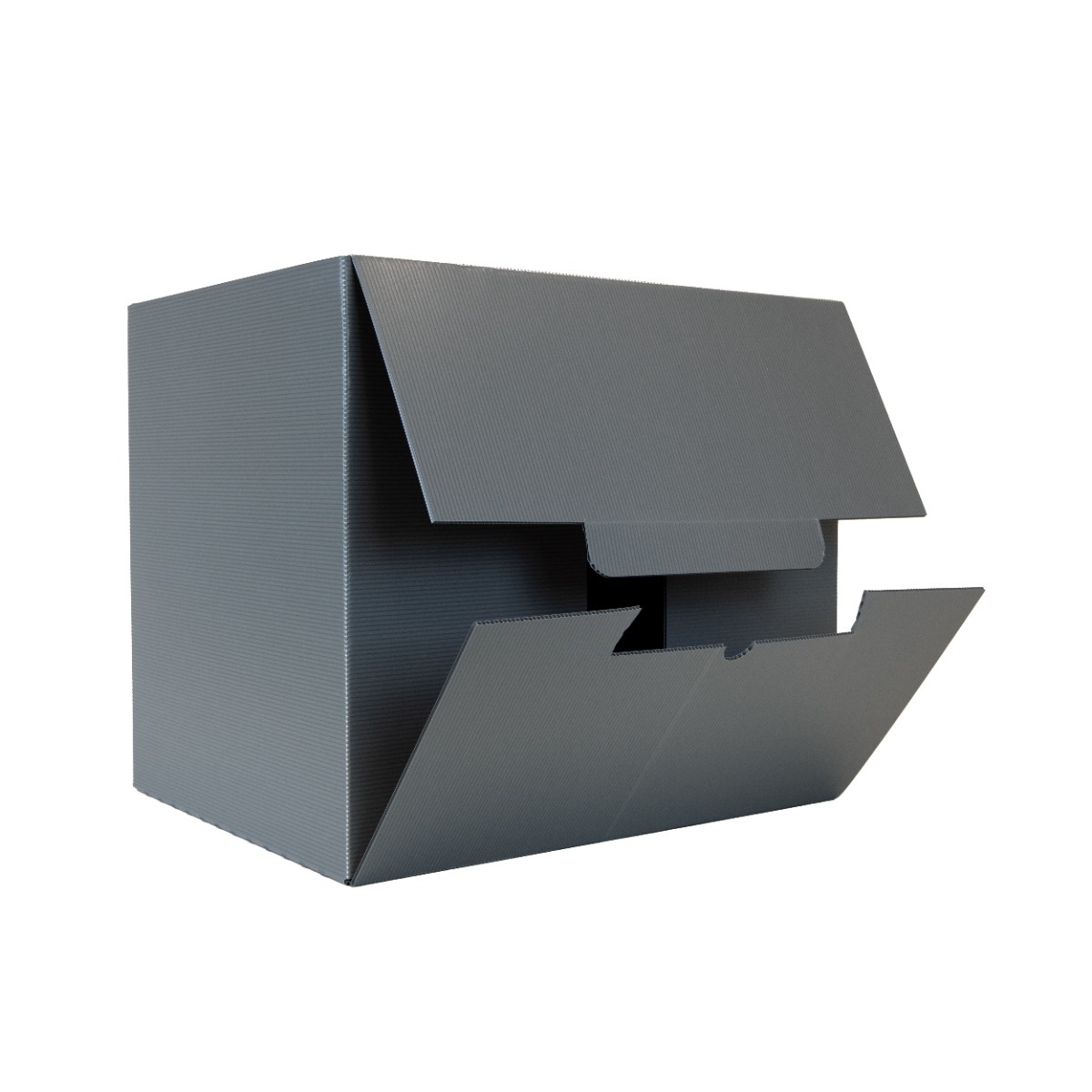 PP-Deckelbox von unten ohne verkleben