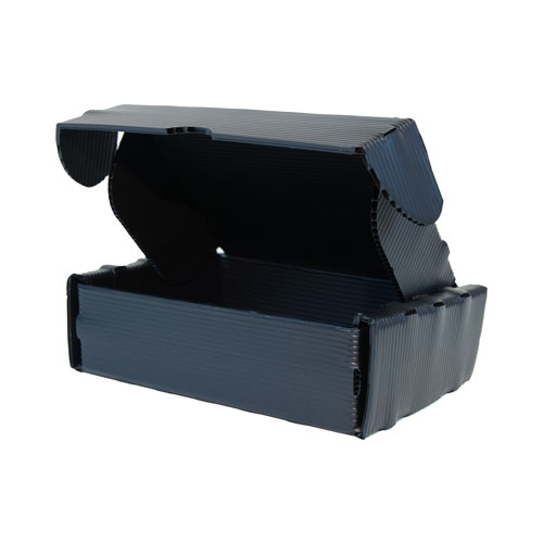 PP-Hohlkammer Karton schwarz offen