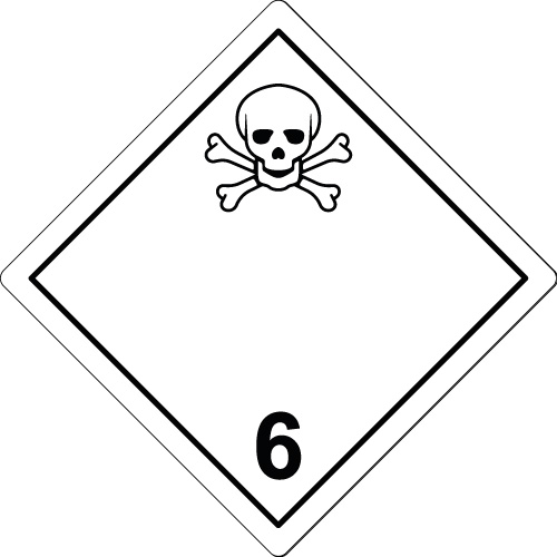 GS61 / Gefahrgutetiketten Klasse 6.1