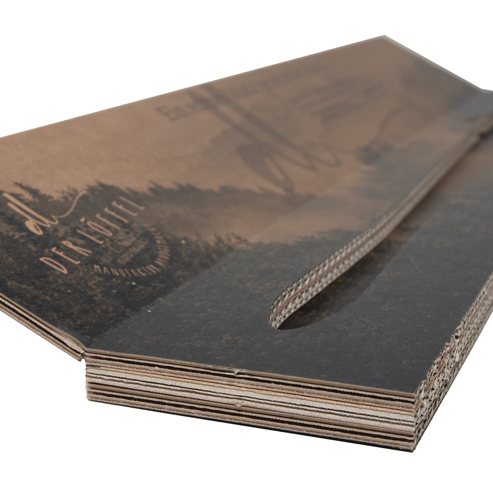 Schuhlöffelverpackung Detailansicht