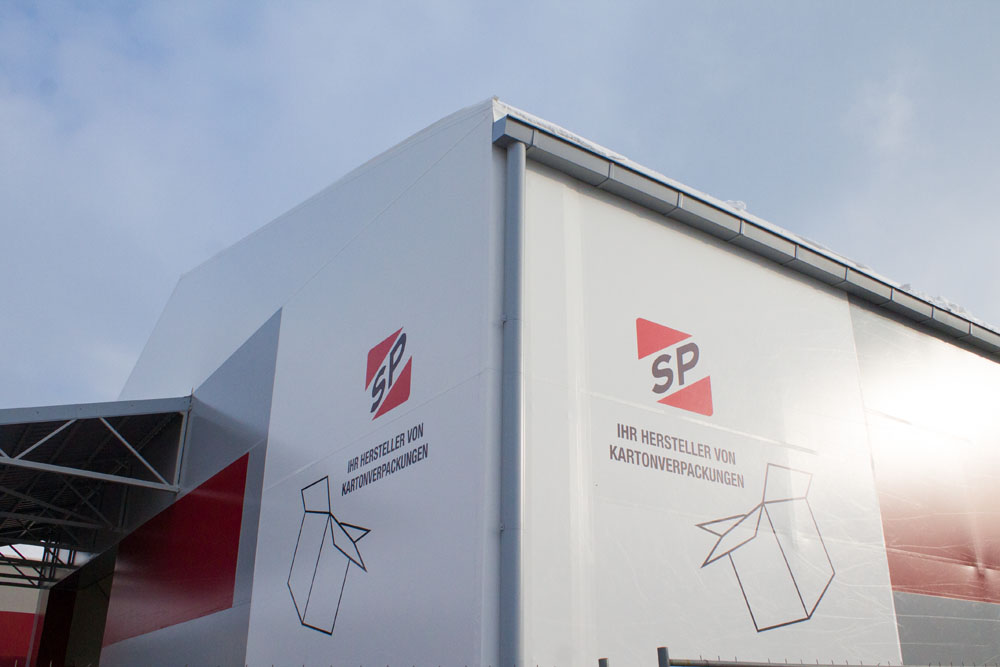 Neue Lagerhalle von SP-Verpackungen