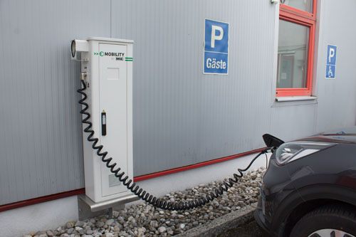 Elektro-Tankstelle SP-Verpackungen