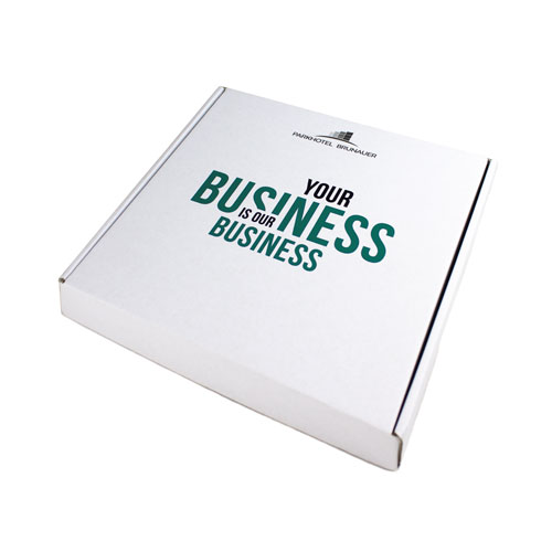 Edle Verpackung mit Design Parkhotel-Brunauer