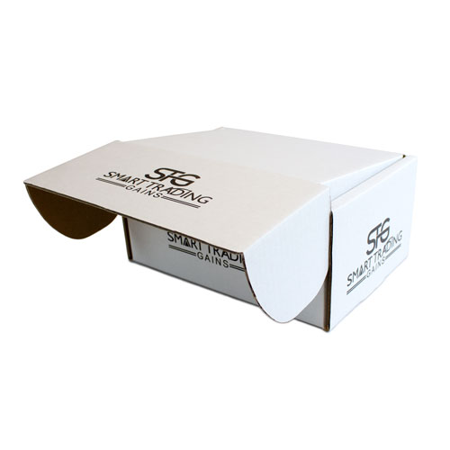 Produktverpackung mit Logodesign Smart-Trading-Gains