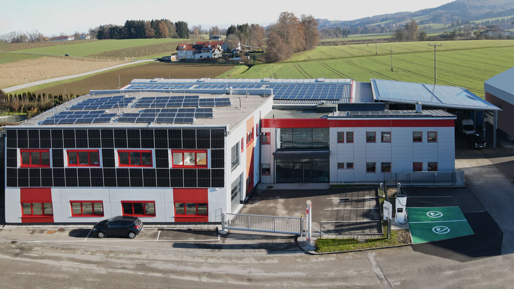 Luftaufnahme Photovoltaik