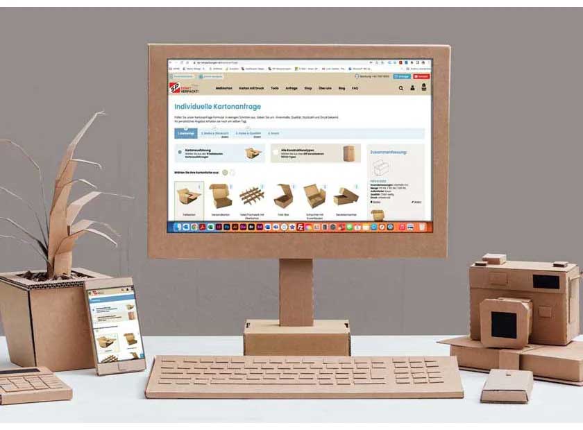 Mockup Kartonkonfiguration